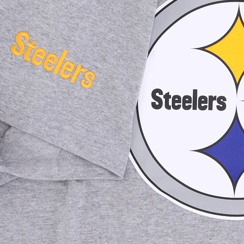 Mitchell & Ness NFL Team Origins Top Pittsburgh Steelers Gray Heren