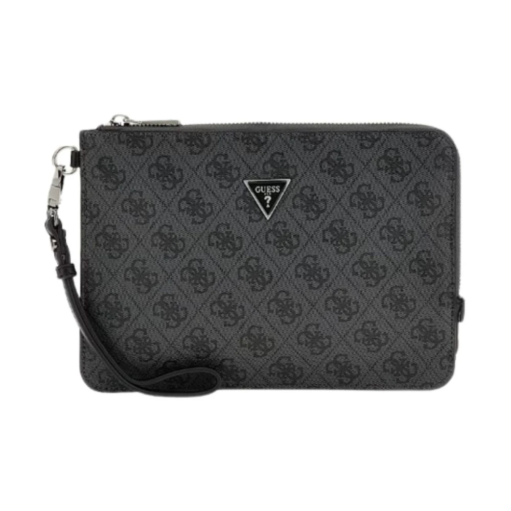 Guess Heren Flat Clutch Black Heren