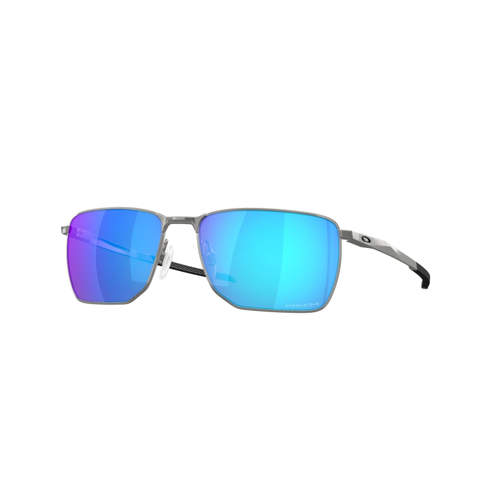 Oakley Men's Gray Sporty Sunglasses With Polarized Lenses - Sunglasses - 58 Mm - Accessories