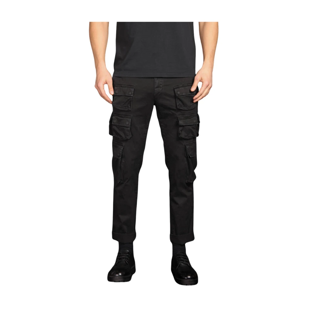 Mason's Caracas Cargo Broek Regular Fit Black Heren