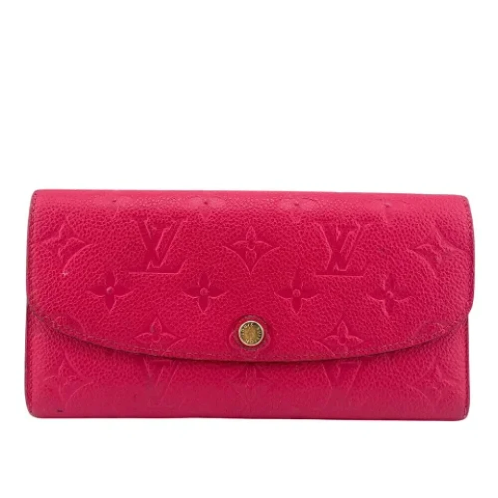 Louis Vuitton Vintage Pre-owned Leather wallets Pink Dames