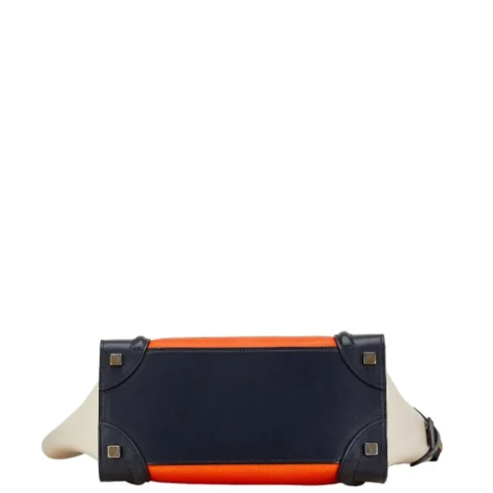 Celine Vintage Pre-owned Leather celine-bags Orange Dames