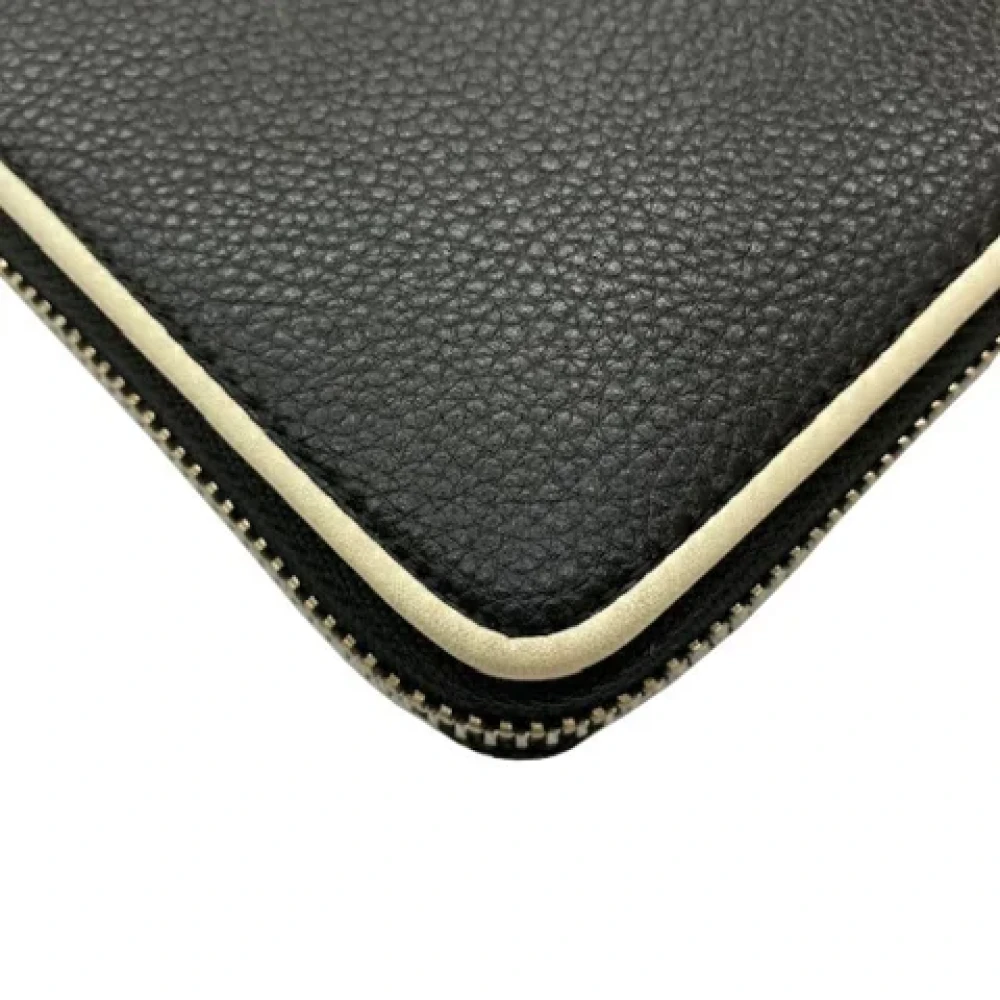 Coach Pre-owned Leather wallets Black Dames