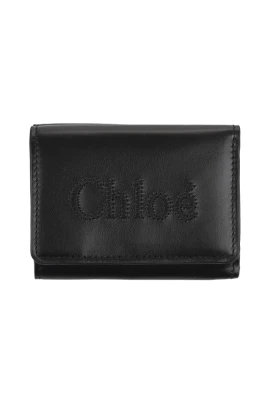 Svart Trifold Mini Plånbok