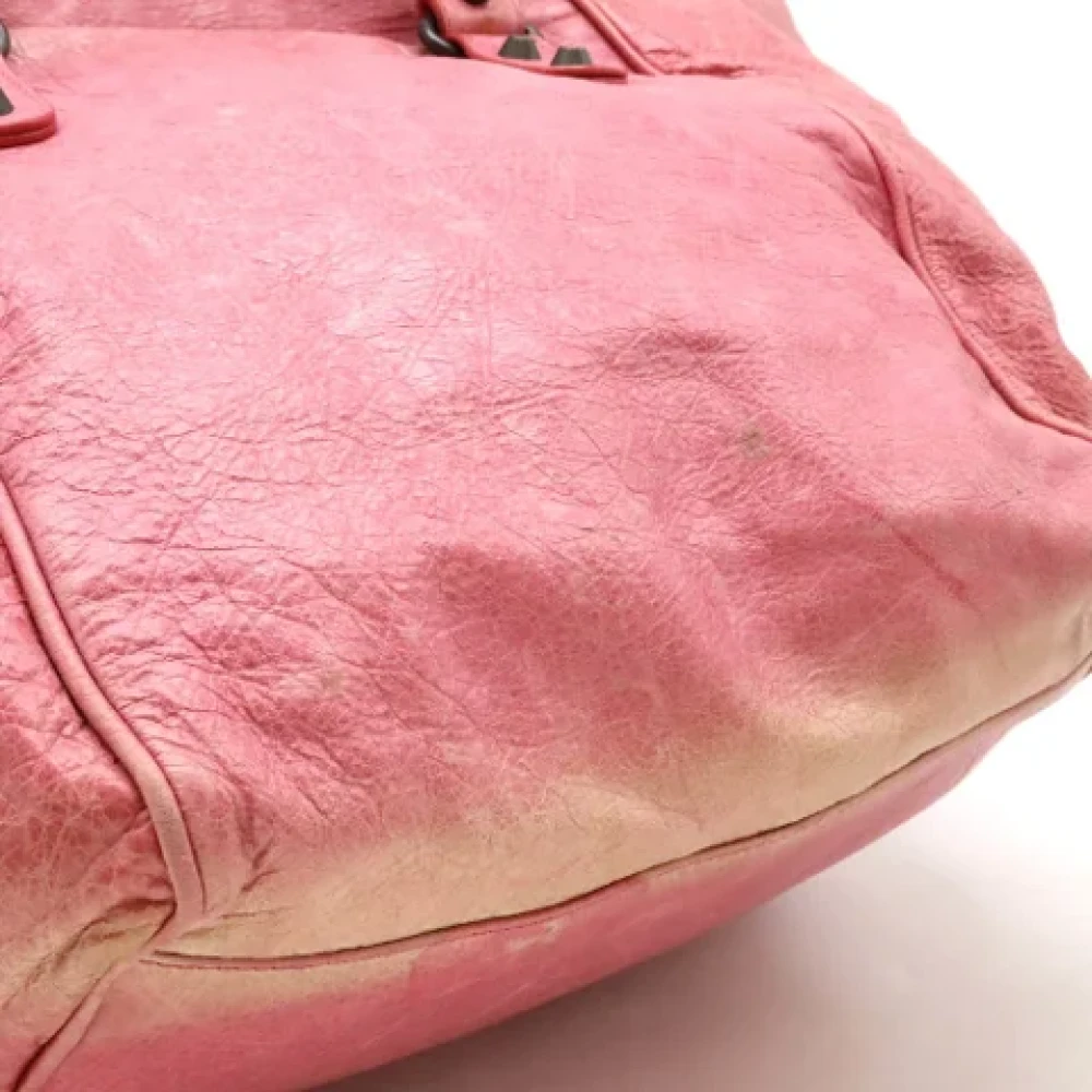 Balenciaga Vintage Pre-owned Leather balenciaga-bags Pink Dames