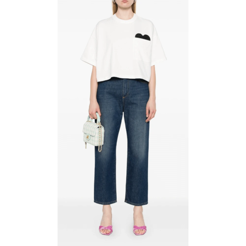 Dolce & Gabbana Blauwe Tapered Jeans met Klassieke Stijl Blue Dames
