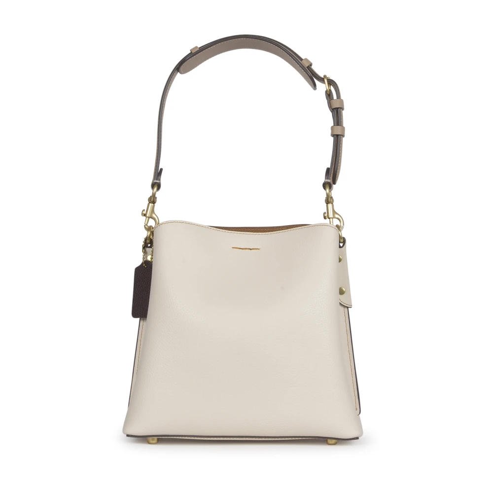 Coach Willow Bucket Tas Wit Beige Dames