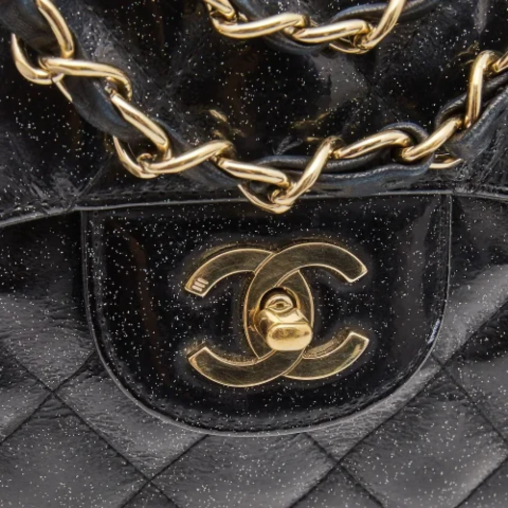 Chanel Vintage Pre-owned Leather chanel-bags Black Dames