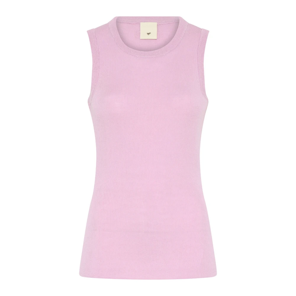 Heartmade Gebreide tanktop in roze Pink Dames