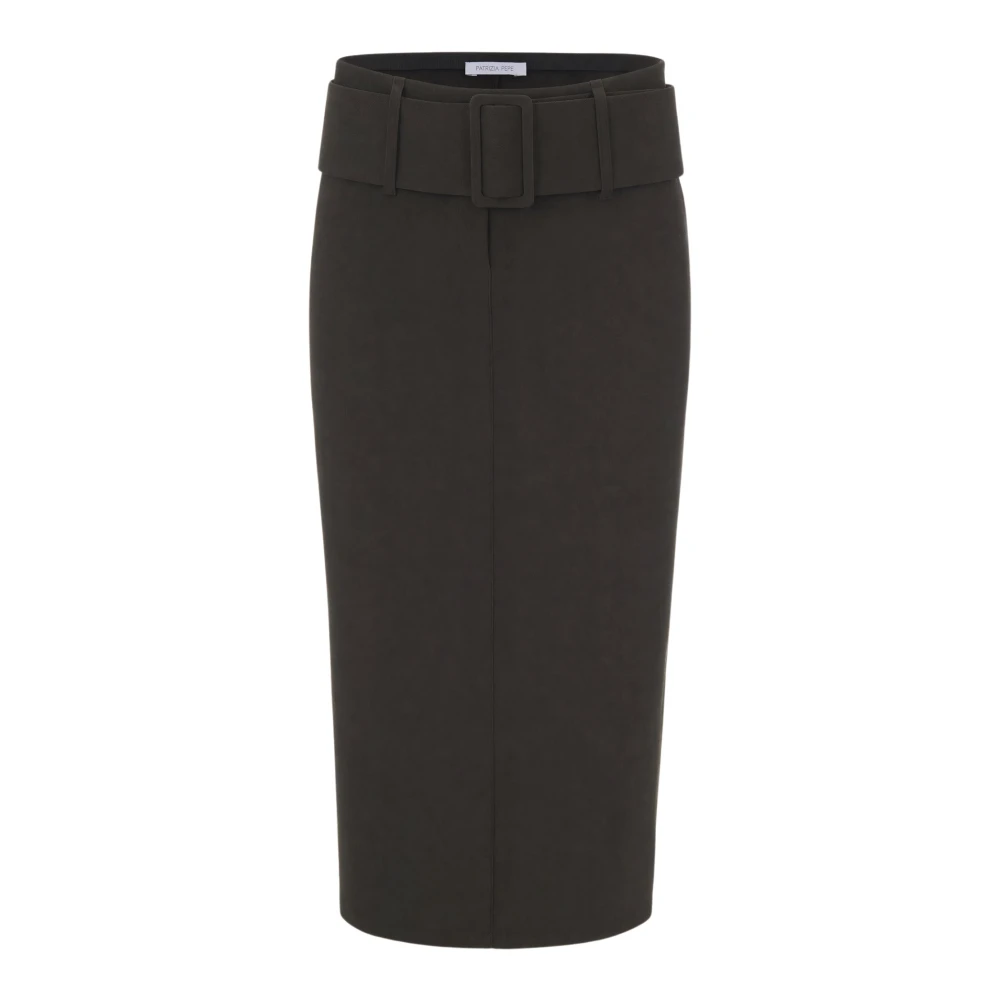 Patrizia Pepe Vrouw Groente Rokken Dames, Groen, S, Midi Pencil Skirt