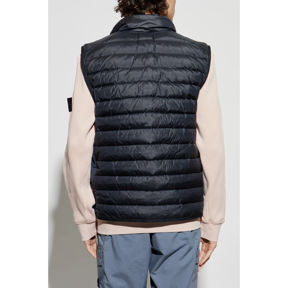 Stone Island Donsvest Blue Heren