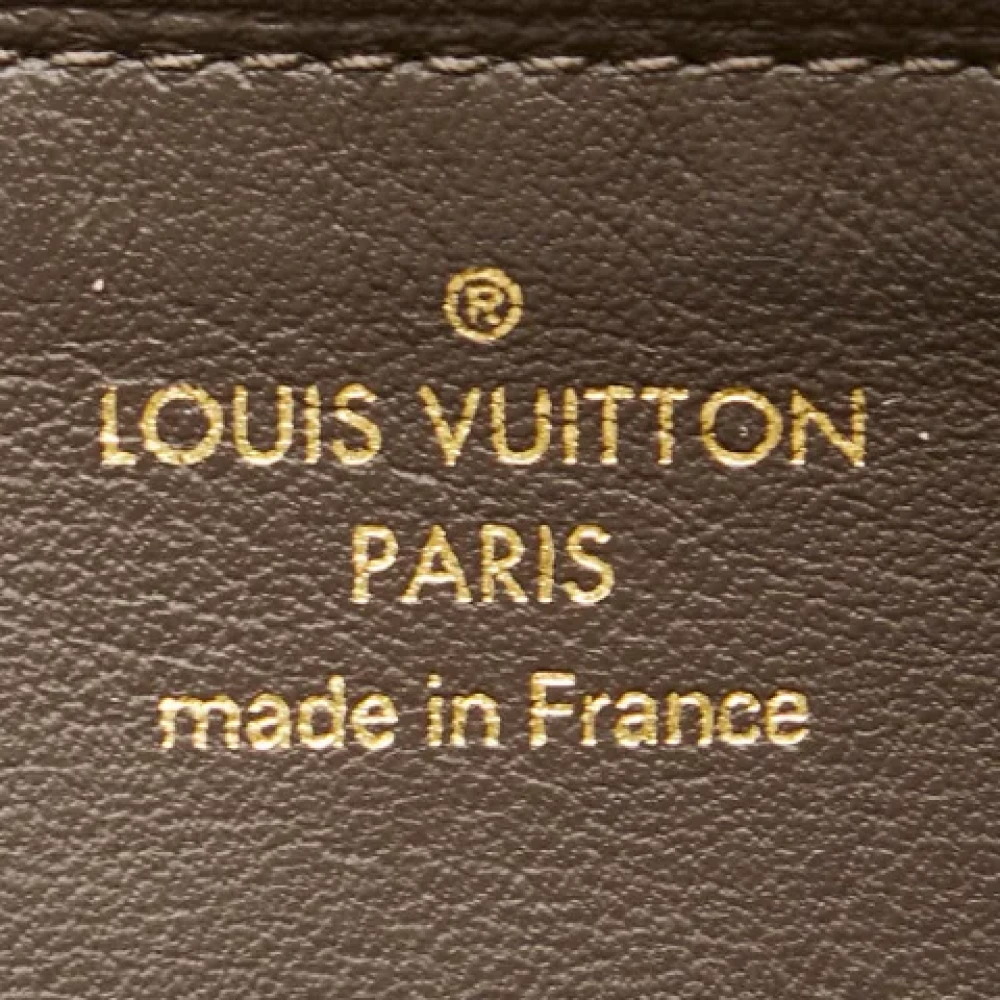 Louis Vuitton Vintage Pre-owned Leather wallets Beige Dames