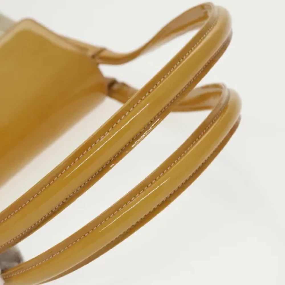 Gucci Vintage Pre-owned Leather shoulder-bags Yellow Dames