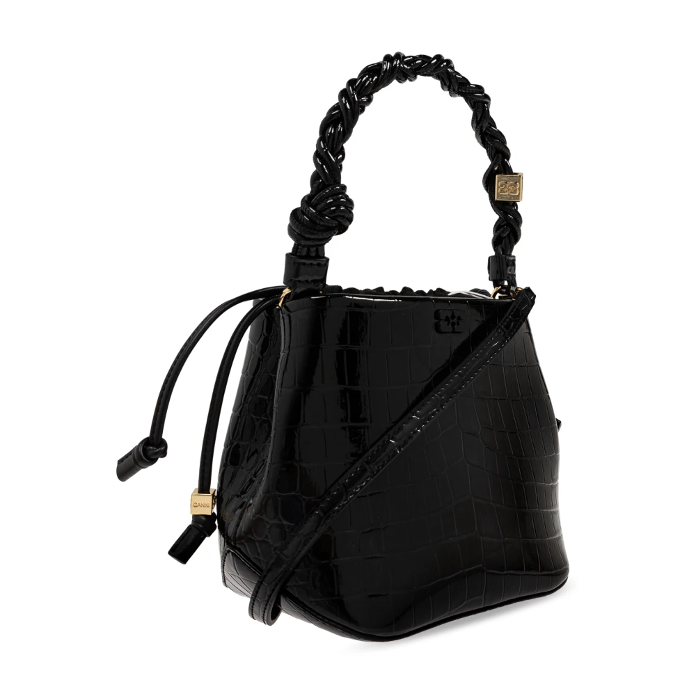 Ganni Schoudertas Black Dames