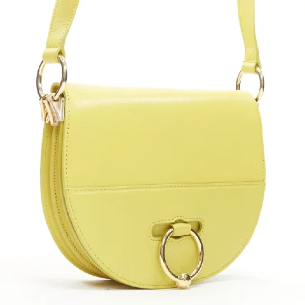JW Anderson Pre-owned Leather crossbody-bags Yellow Dames