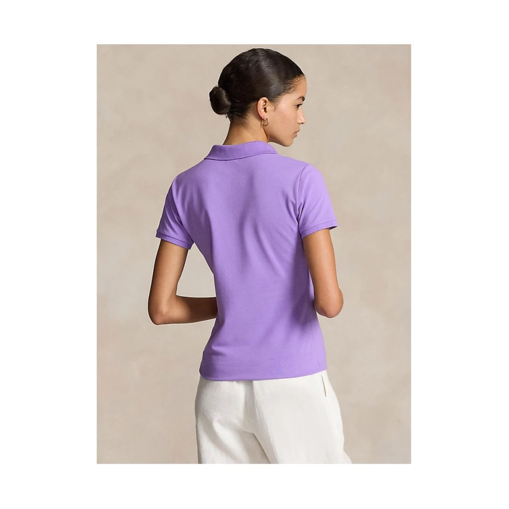 Ralph Lauren Stijlvol T-shirt voor mannen Purple Dames