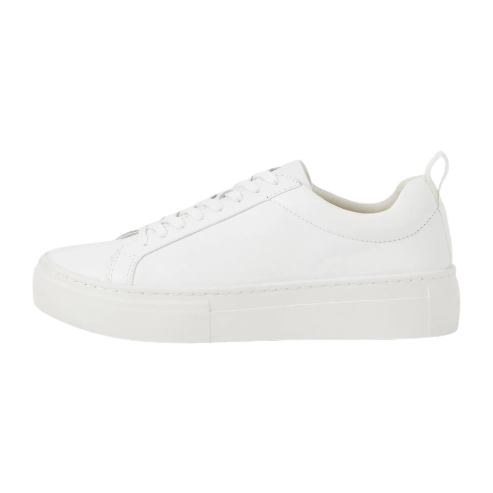 Vagabond Shoemakers Vit Läder Platform Sneaker White, Dam