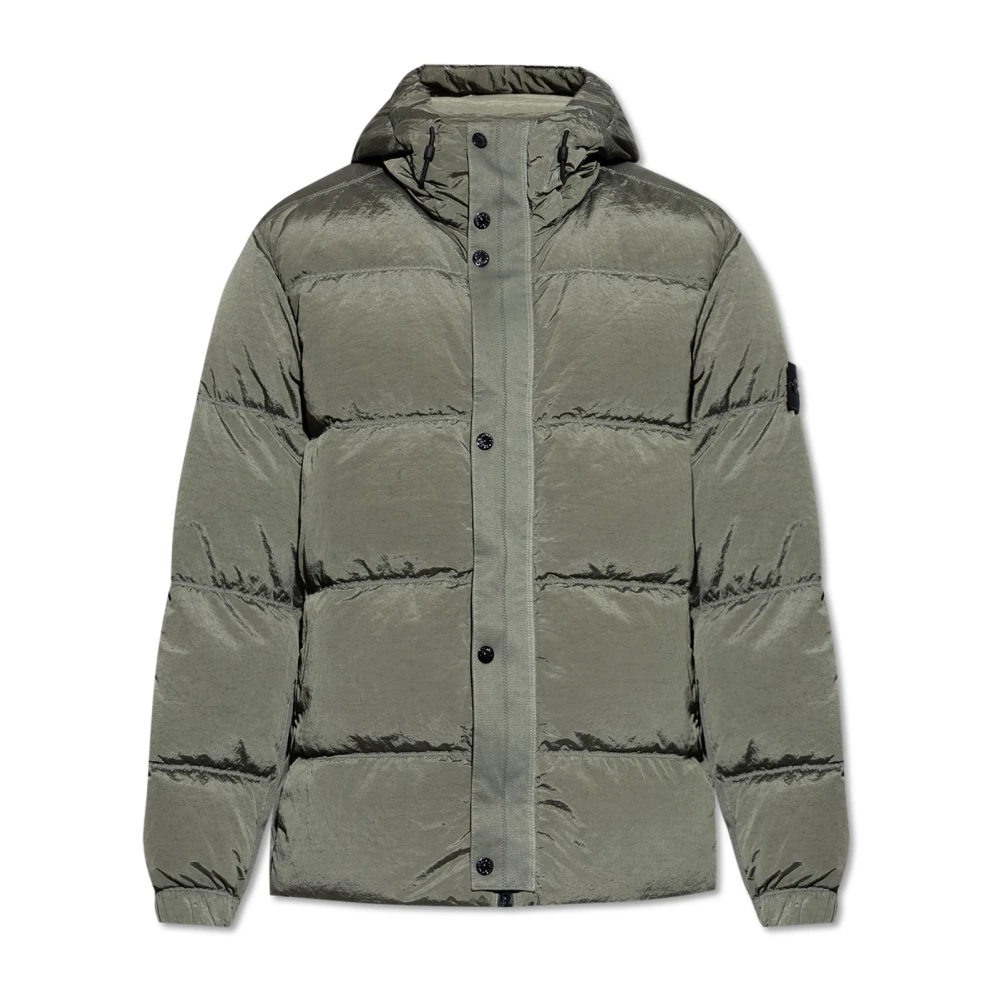 Stone Island Donzen Jas van de Nylon Metal Collectie Green Heren