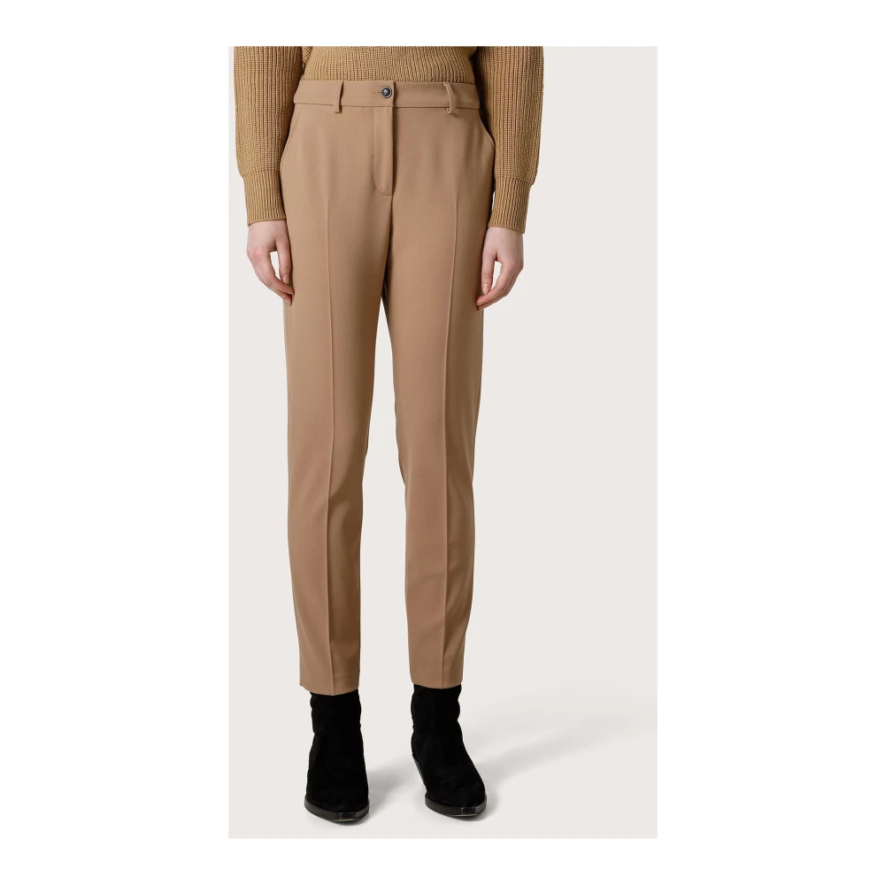 Seventy Reguliere chino broek voor eigentijdse vrouwen Brown Dames