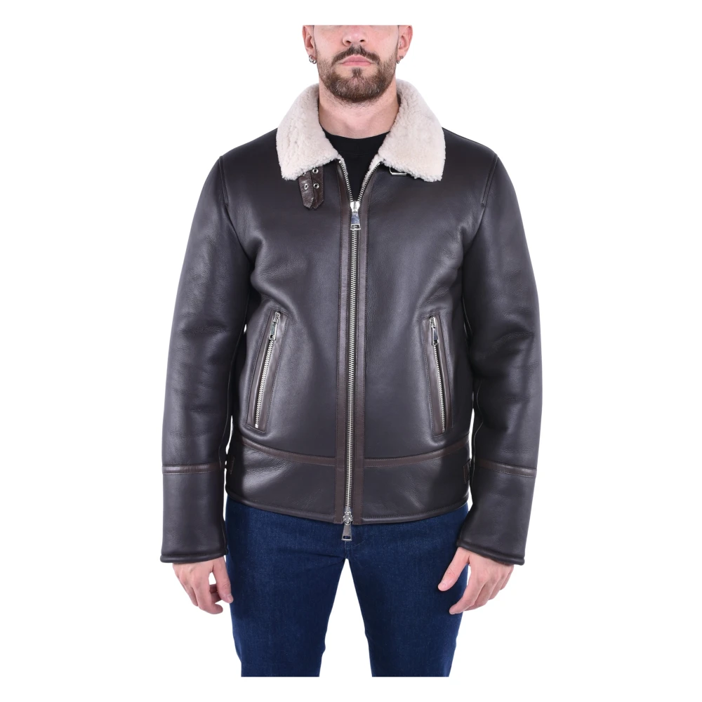 Jackets > Leather Jackets - - Dondup - Modalova