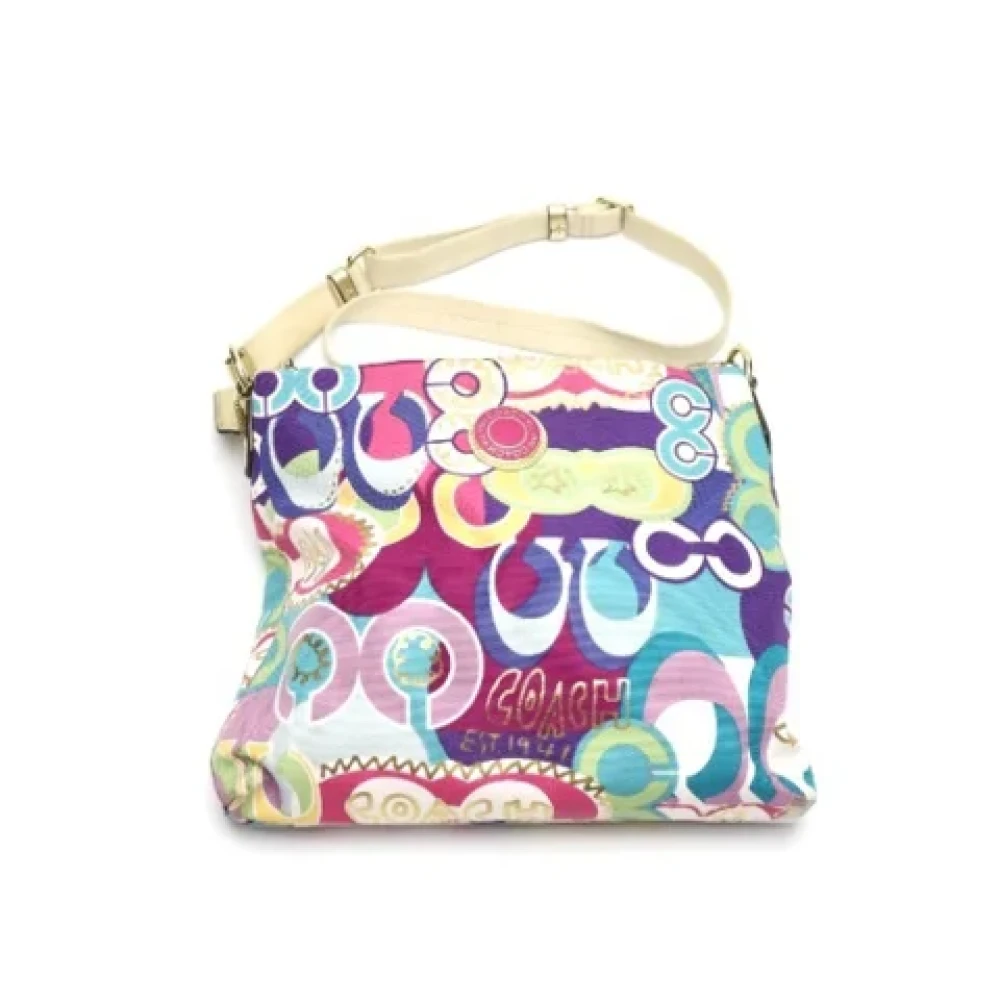 Coach Pre-owned Fabric shoulder-bags Multicolor Dames