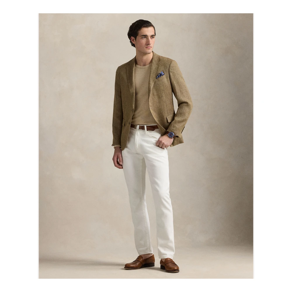 Ralph Lauren Rondgebreide trui Beige Heren