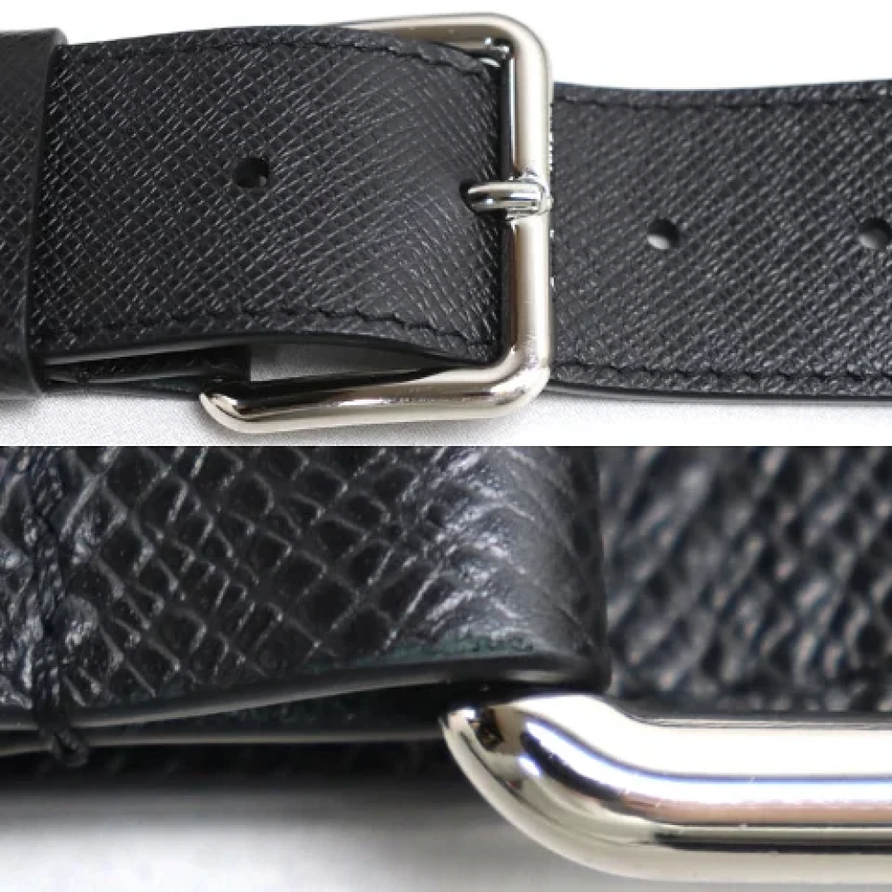 Louis Vuitton Vintage Pre-owned Canvas crossbody-bags Black Dames