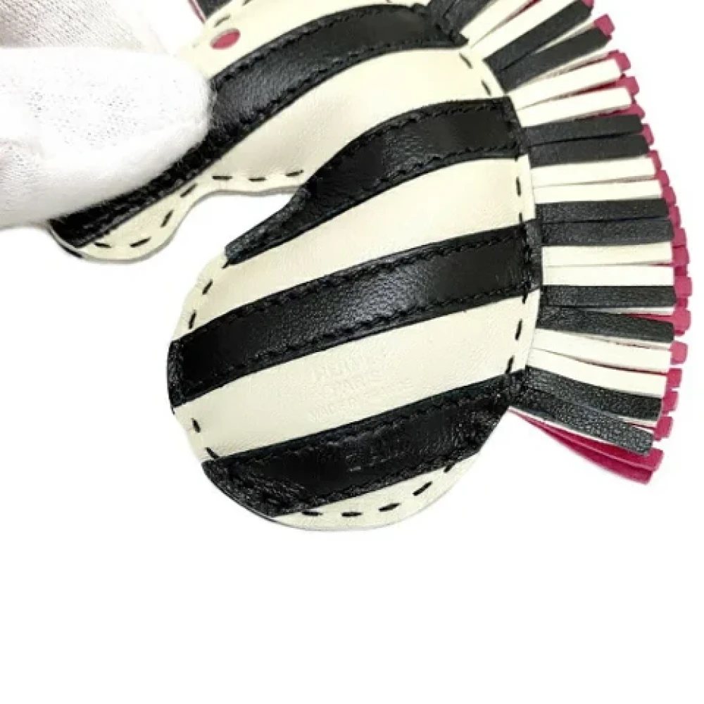 Hermès Vintage Pre-owned Fabric key-holders Black Dames