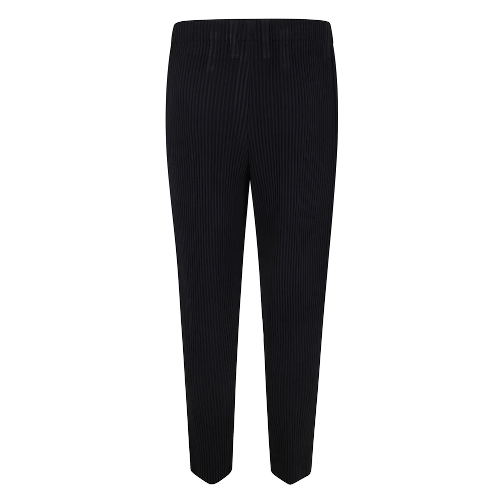 Issey Miyake Lichte wollen-achtige broek Black Heren