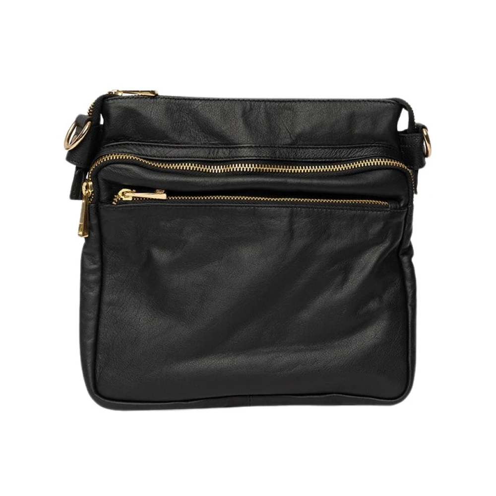 Re:designed Urban Crossbody Tas met 3 Ritsvakken Black Dames