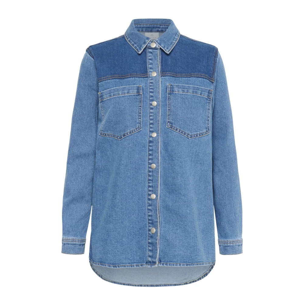 Blouses & Shirts > Denim Shirts - - Kaffe - Modalova