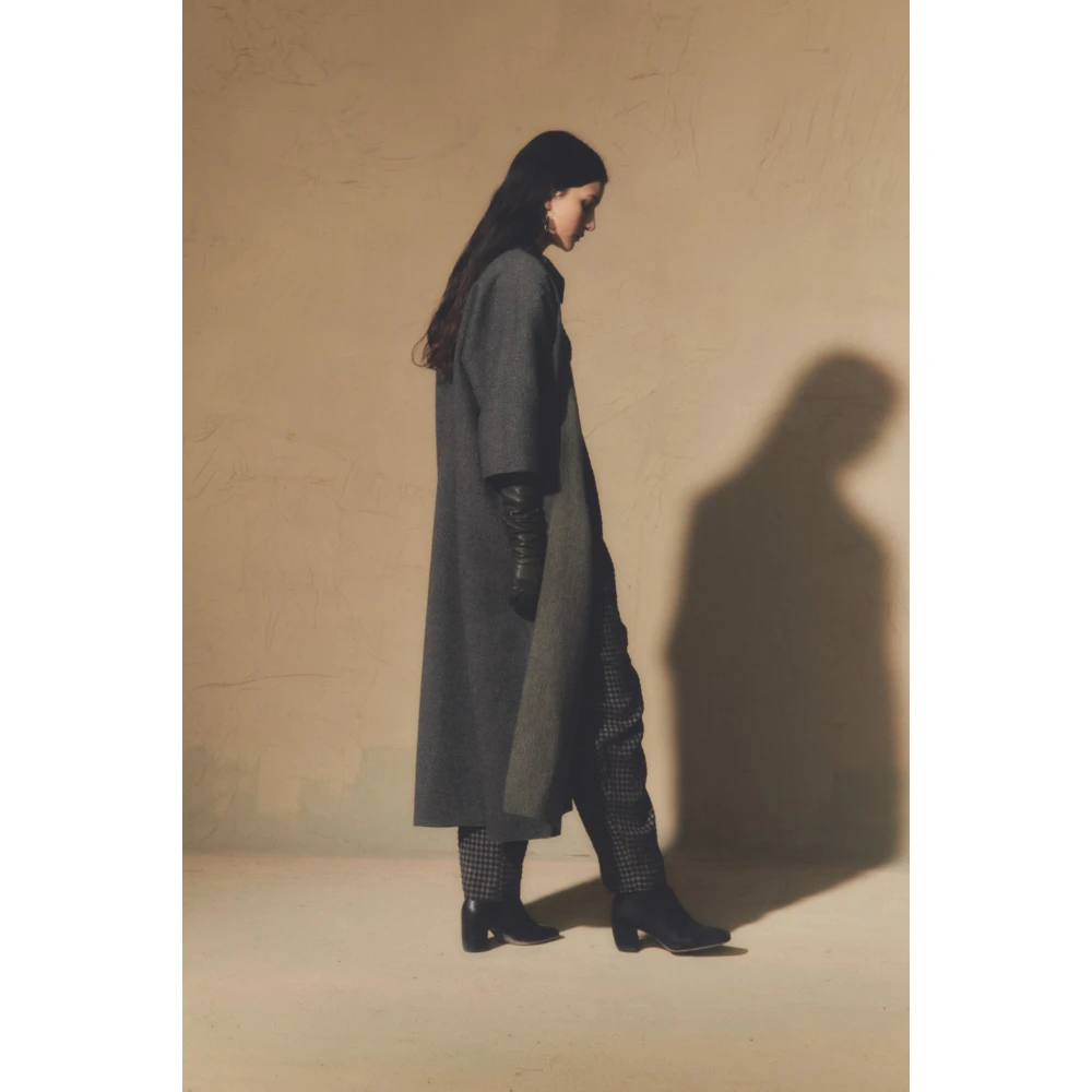 Cortana Oversized omkeerbare jas in grijs Green Dames