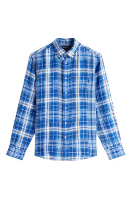 night-sky-check-linen-shirt
