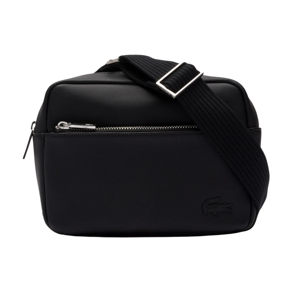 Lacoste Unisex Nero Borse, Taglia Unica, New,