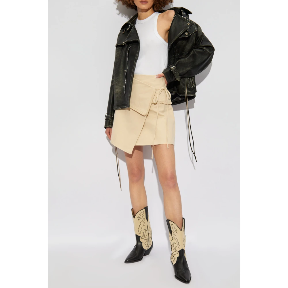 Samsøe Sadi Rok Beige Dames