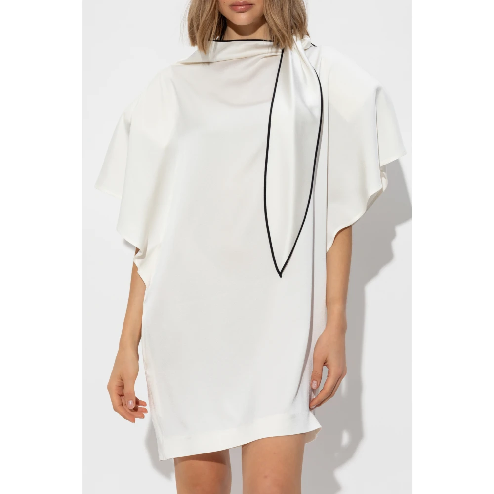 Stella Mccartney Jurk met zakken White Dames