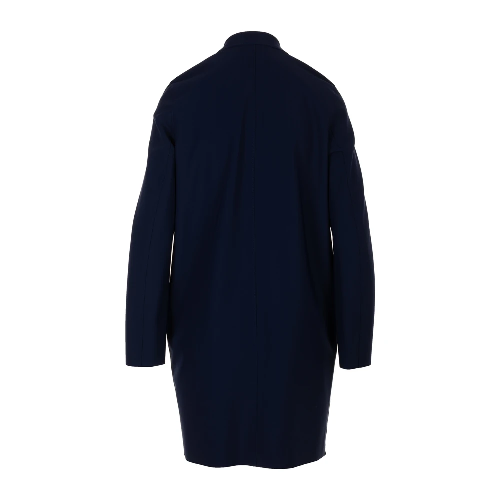 Harris Wharf London Single-Breasted Coats Blue Dames