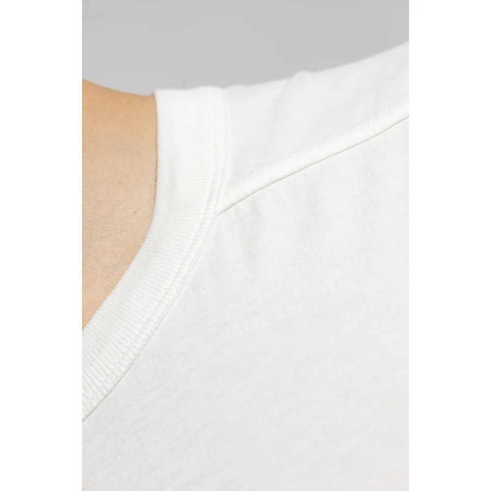 Rick Owens Level T-Shirt White Heren
