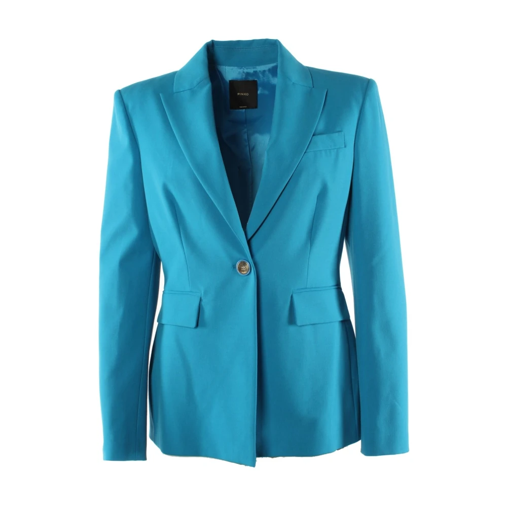 Pinko Blauwe Blazer voor Dames Blue Dames