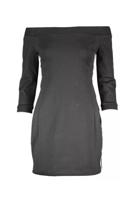 black-polyester-dress
