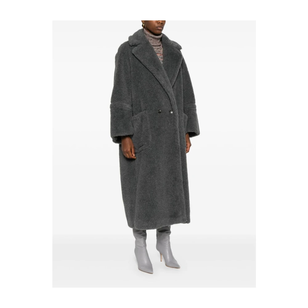Max Mara Grijze Winterjas Gray Dames