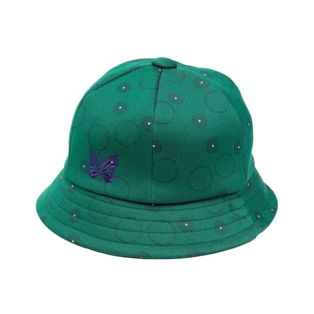 Needles Donkergroene Bermuda Bucket Hat Green Heren
