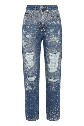 Denimbyxor Boyfriend Fit Kristall