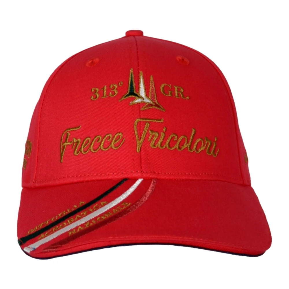 Aeronautica Militare Uomo Rosso - Cappellino Baseball Modello Ha1205 - Accessories - One Size