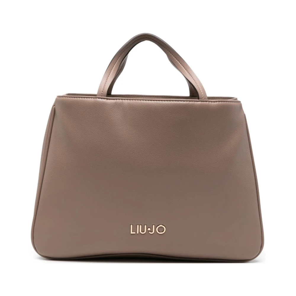 Liu Jo Brun Logo-Detail Tote Bag