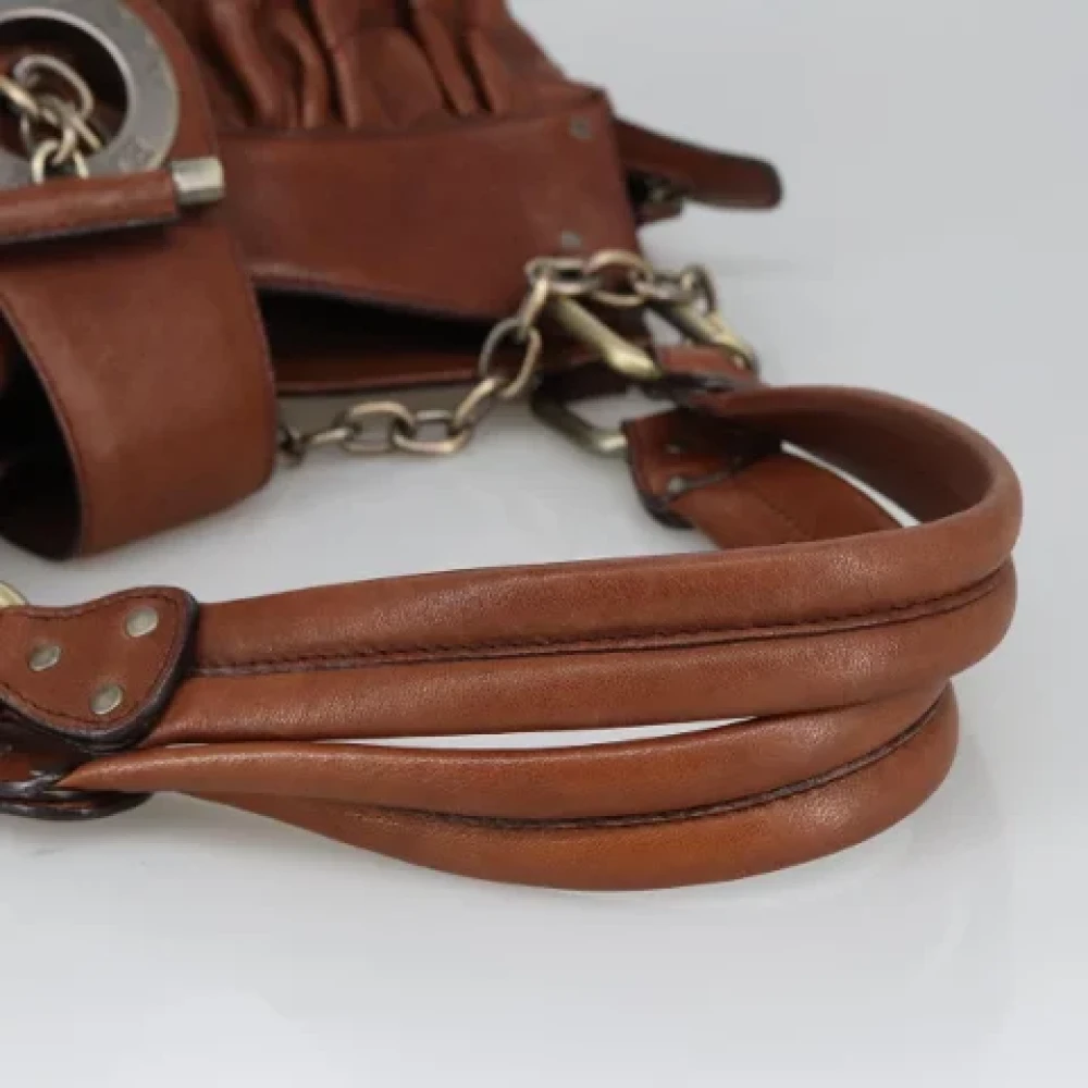 Bally Pre-owned Leather handbags Brown Dames