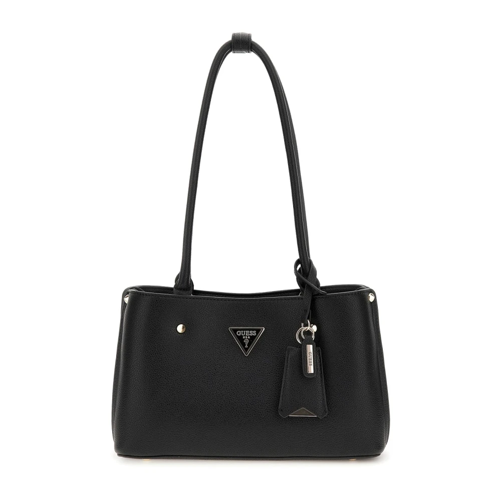 Guess Women's Black Emiliya Girlfriend Shoulder Bag - Shoulder Bags - One Size - Bags