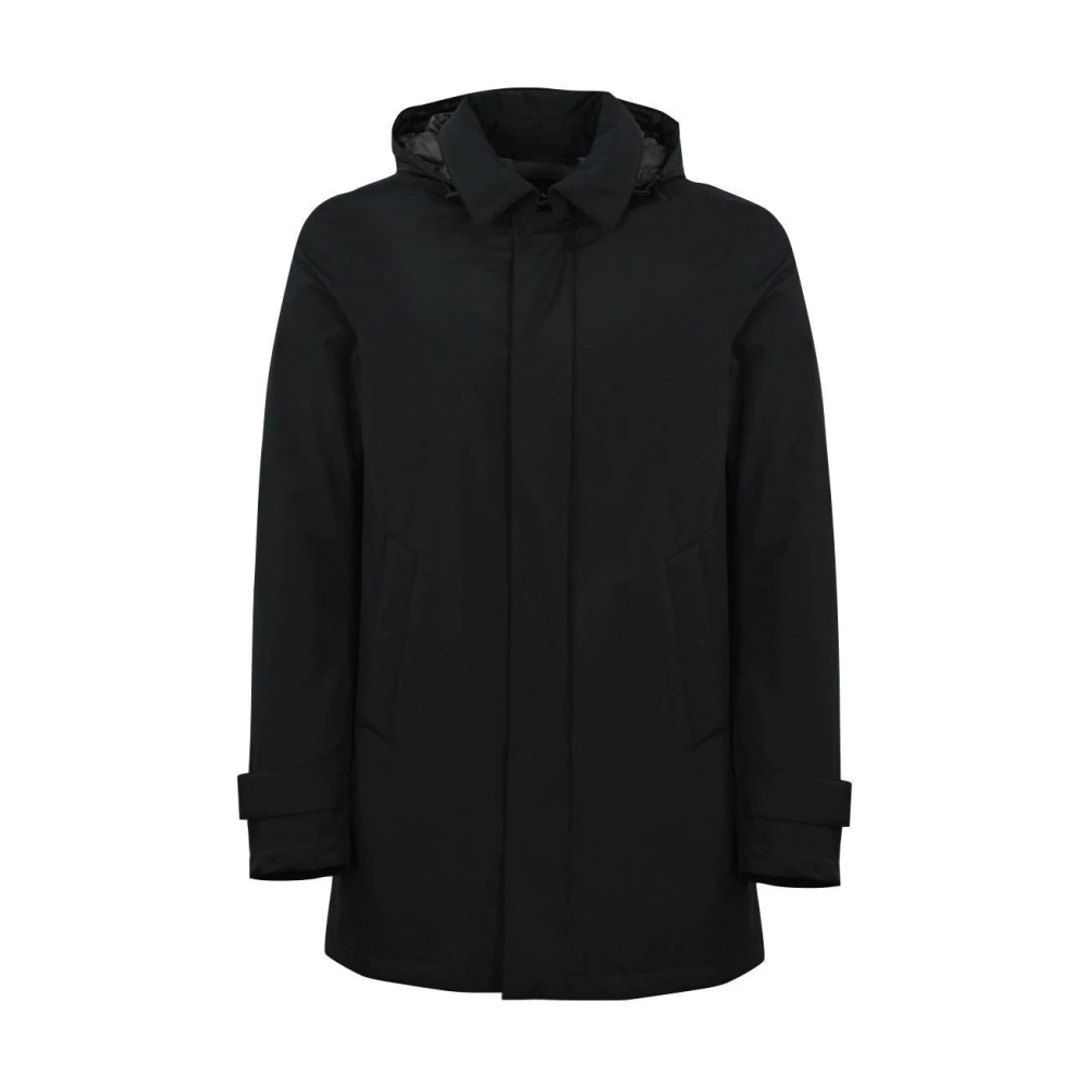 Herno Waterdichte Carcoat met Gore-Tex Membraan Blue Heren