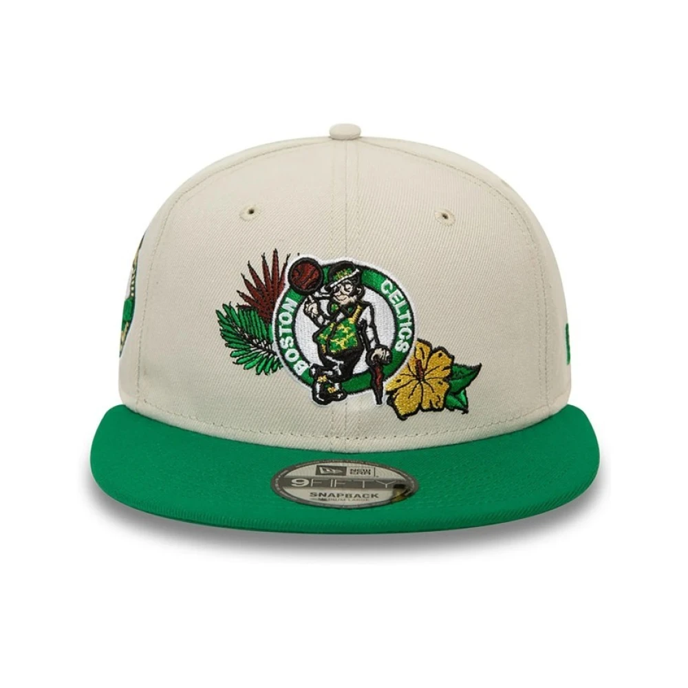 new era Beige Celtics NBA Bloemenpet Beige Heren