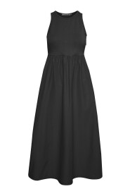 Elegantes Schwarzes Midi-Kleid